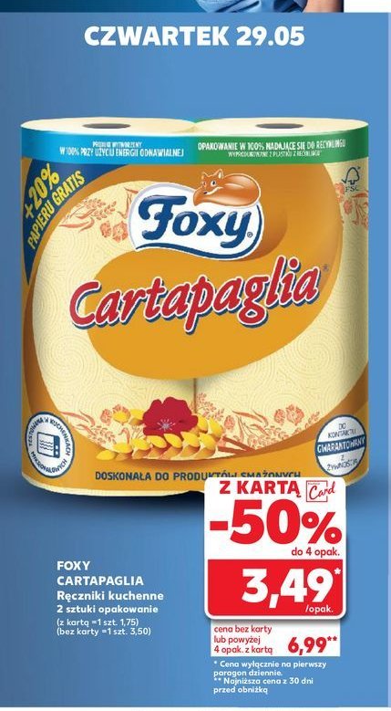 R臋cznik kuchenny Foxy cartapaglia promocja