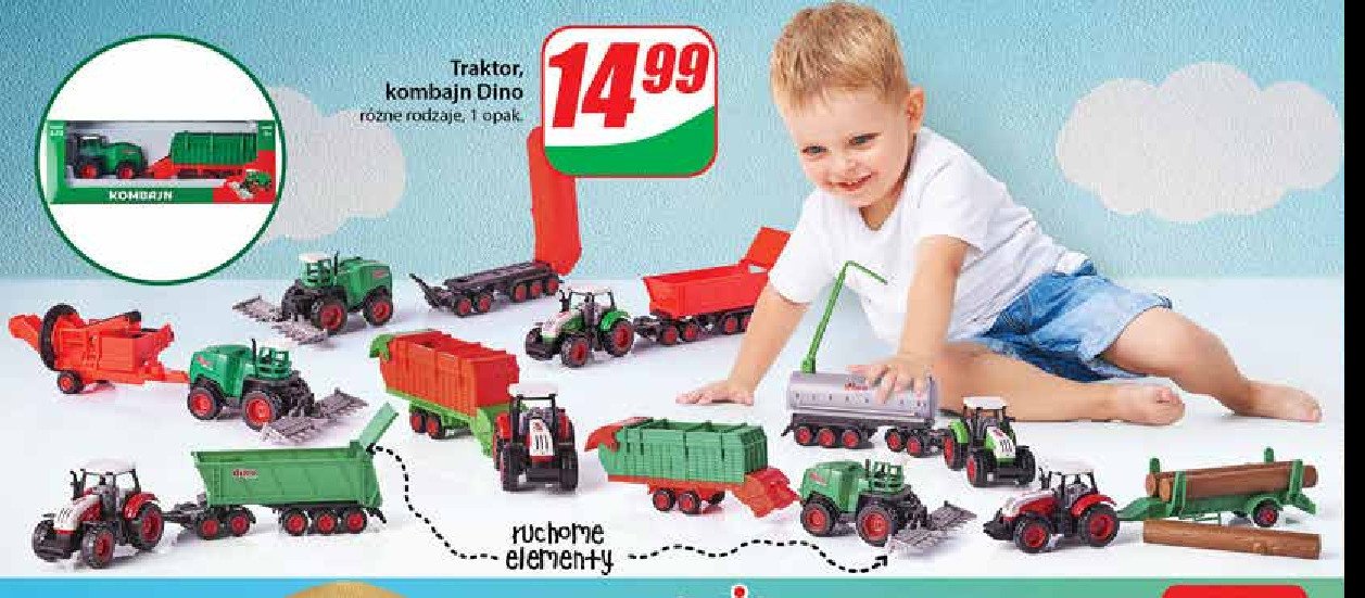 Traktor dino promocja