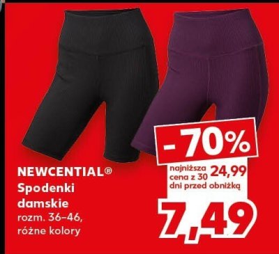 Spodenki damskie NEWCENTIAL różne kolory promocja w Kaufland