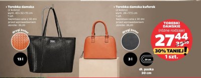 Torebka damska kuferek promocja w Netto