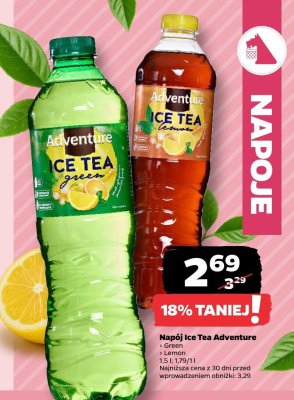 Napój ice Tea Adventure Green promocja w Netto