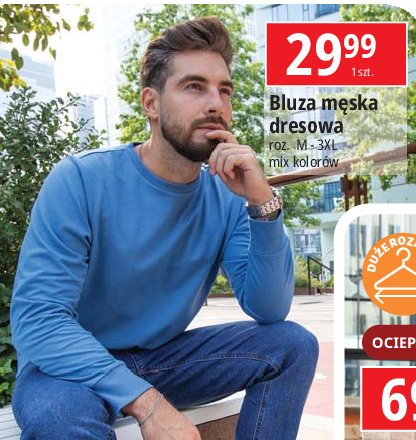 Bluza męska dresowa m-3xl promocja