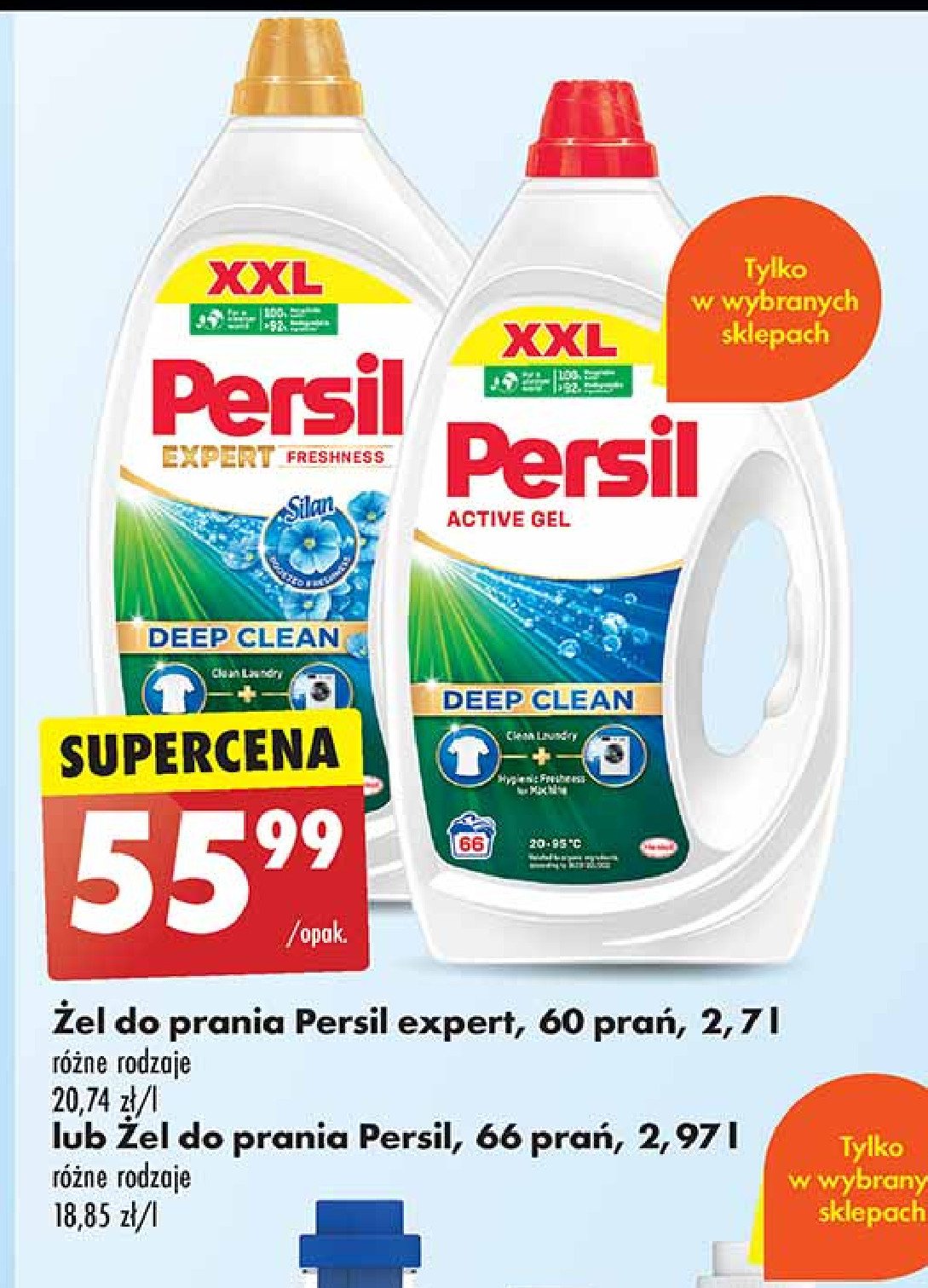 Żel do prania freshness by silan Persil expert promocja