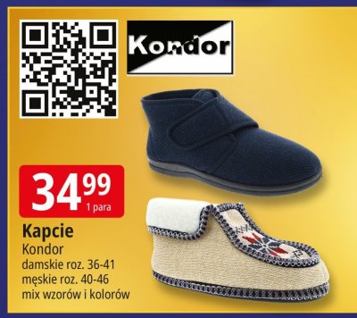 Kapcie Kondor promocja w Leclerc