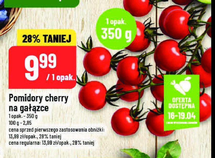 Pomidory cherry ga艂膮zka promocja