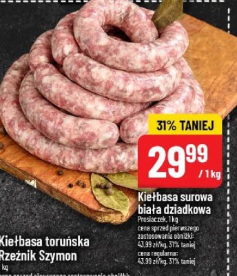 Kiełbasa toruńska Rzeźnik Szymon promocja w POLOmarket