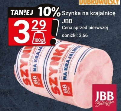 Szynka na krajalnię JBB promocja w Hitpol