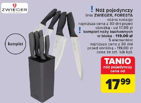 Nóż foresta Morso promocja w Carrefour Market