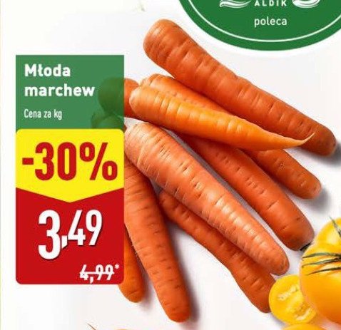 Marchew młoda promocja w Leclerc