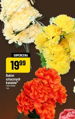 Bukiet sztucznych kwiatów (różne rodzaje) promocja w POLOmarket