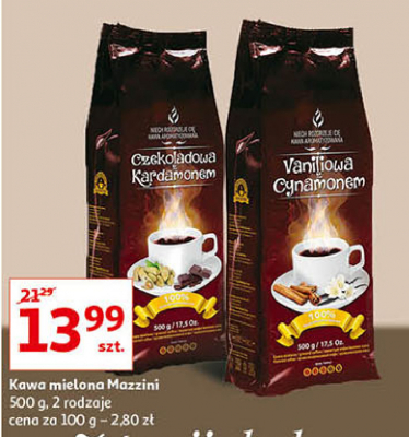 Kawa Mazzini czekoladowa z kardamonem promocja