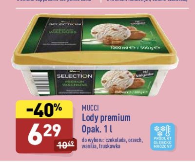 Lody waniliowe Mucci promocja
