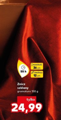 Znicz szklany choinka szopka promocja w Kaufland