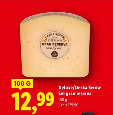 Ser gran reserva Deluxe / Deska Serów promocja w Lidl