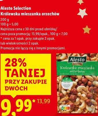 Królewska mieszanka orzechów promocja w Lidl
