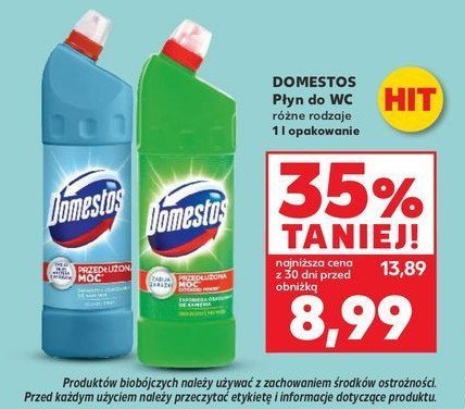 Płyn do wc atlantic Domestos promocja w Kaufland