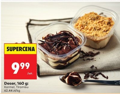 Deser Tiramisu 160 g promocja w Biedronka