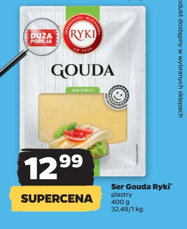 Ser gouda plastry Ryki promocja