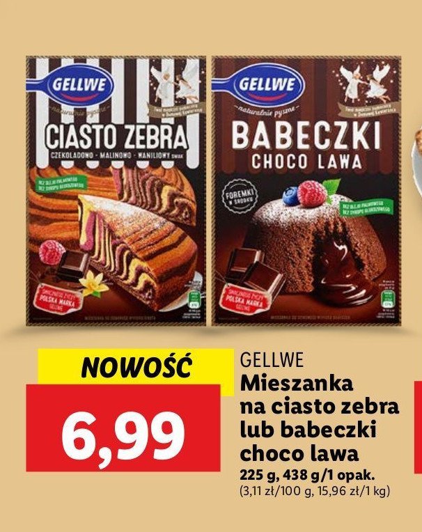 Ciasto zebra Gellwe promocja