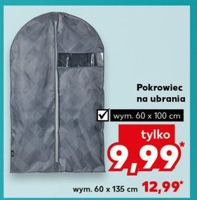 Pokrowiec do ubrań 60 x 135 cm promocja