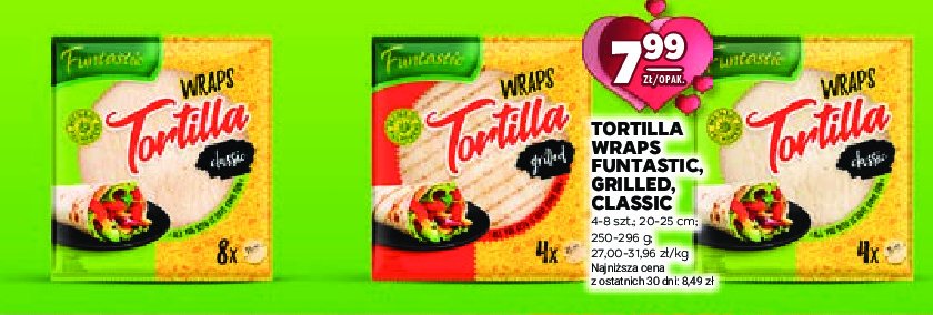 Tortilla grillowana Funtastic promocja