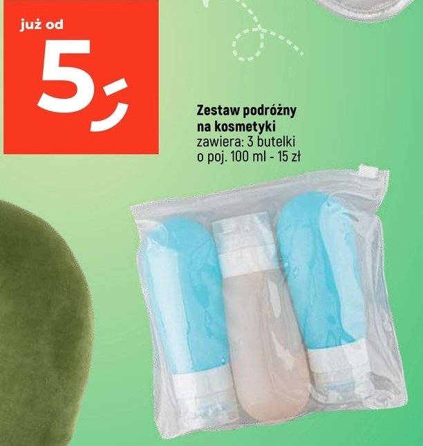 Zestaw podróżny butelki 100 ml promocja