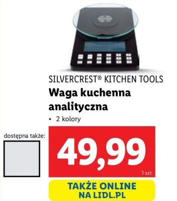Waga analizuj膮ca warto艣ci od偶ywcze Silvercrest promocja