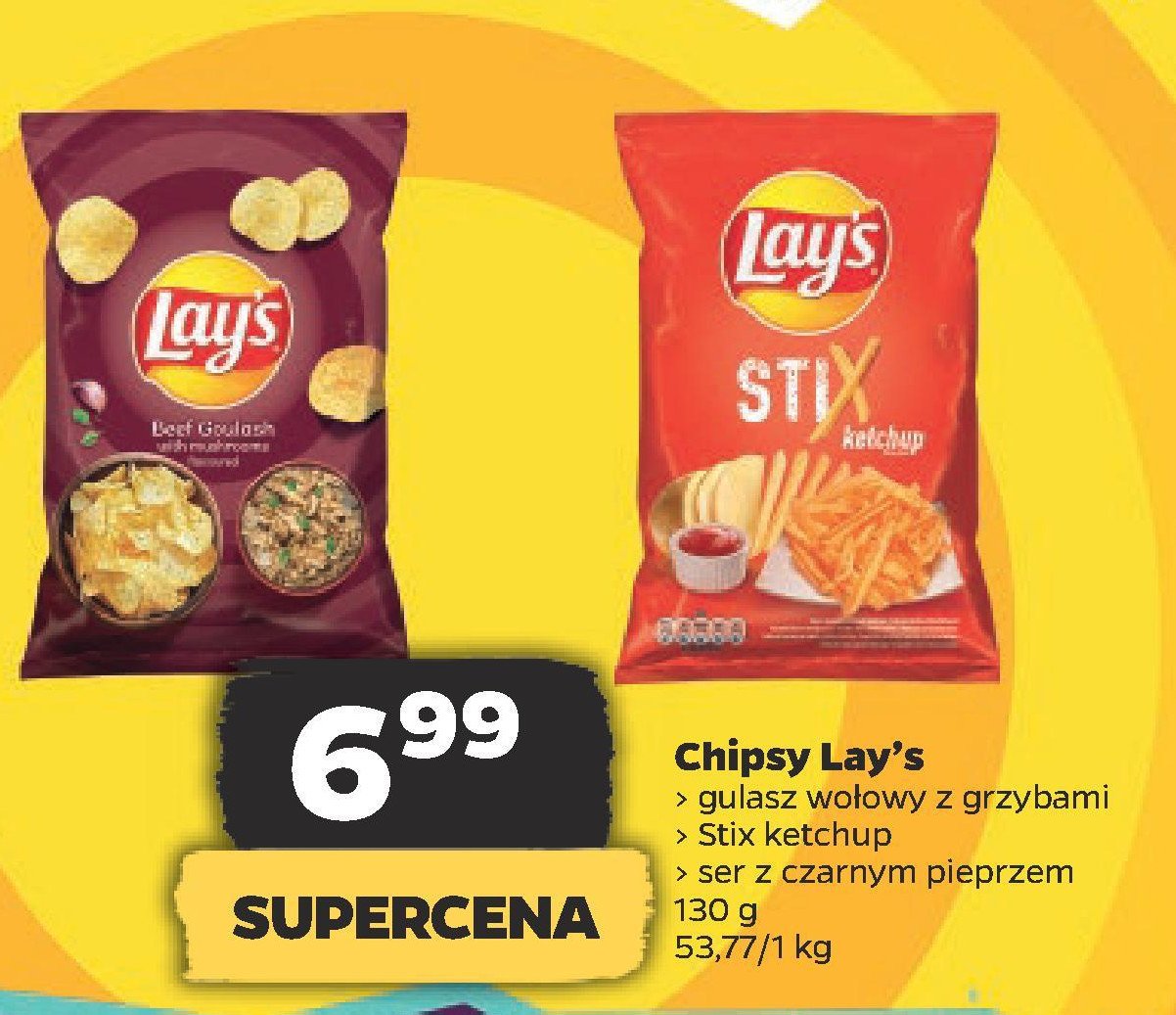 Chipsy ser & pieprz cayenne Lay's strong Frito lay lay's promocja