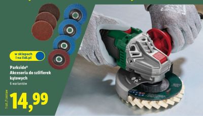 Akcesoria do szlifierek kątowych promocja w Lidl