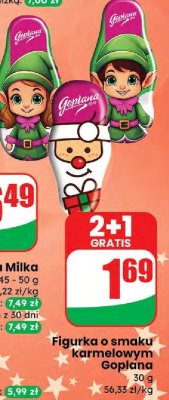 Figurka o smaku karmelowym Goplana promocja w Dino