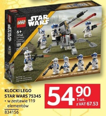 Klocki LEGO Star Wars 75345 promocja w Selgros