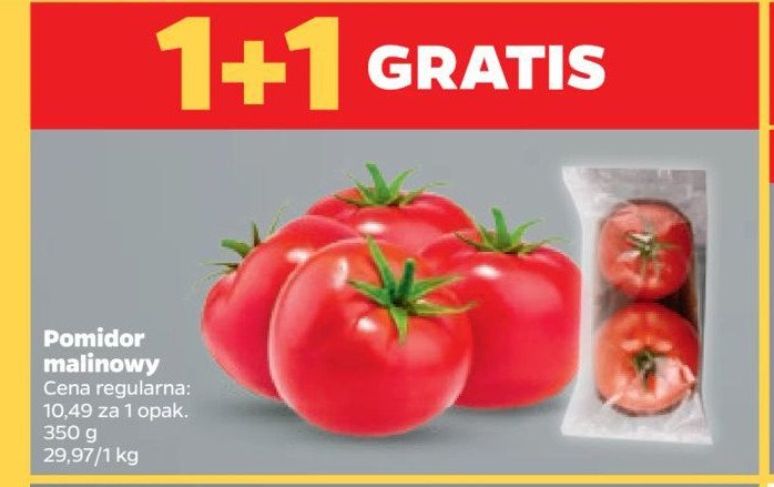 Pomidory malinowe promocja