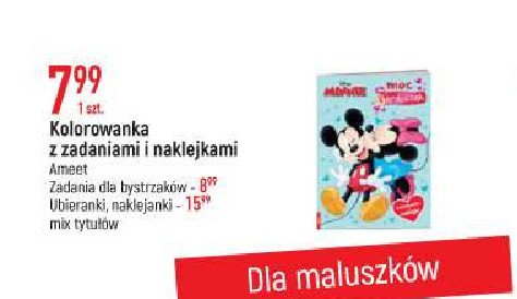 Ubieranki naklejanki - minnie mouse promocja