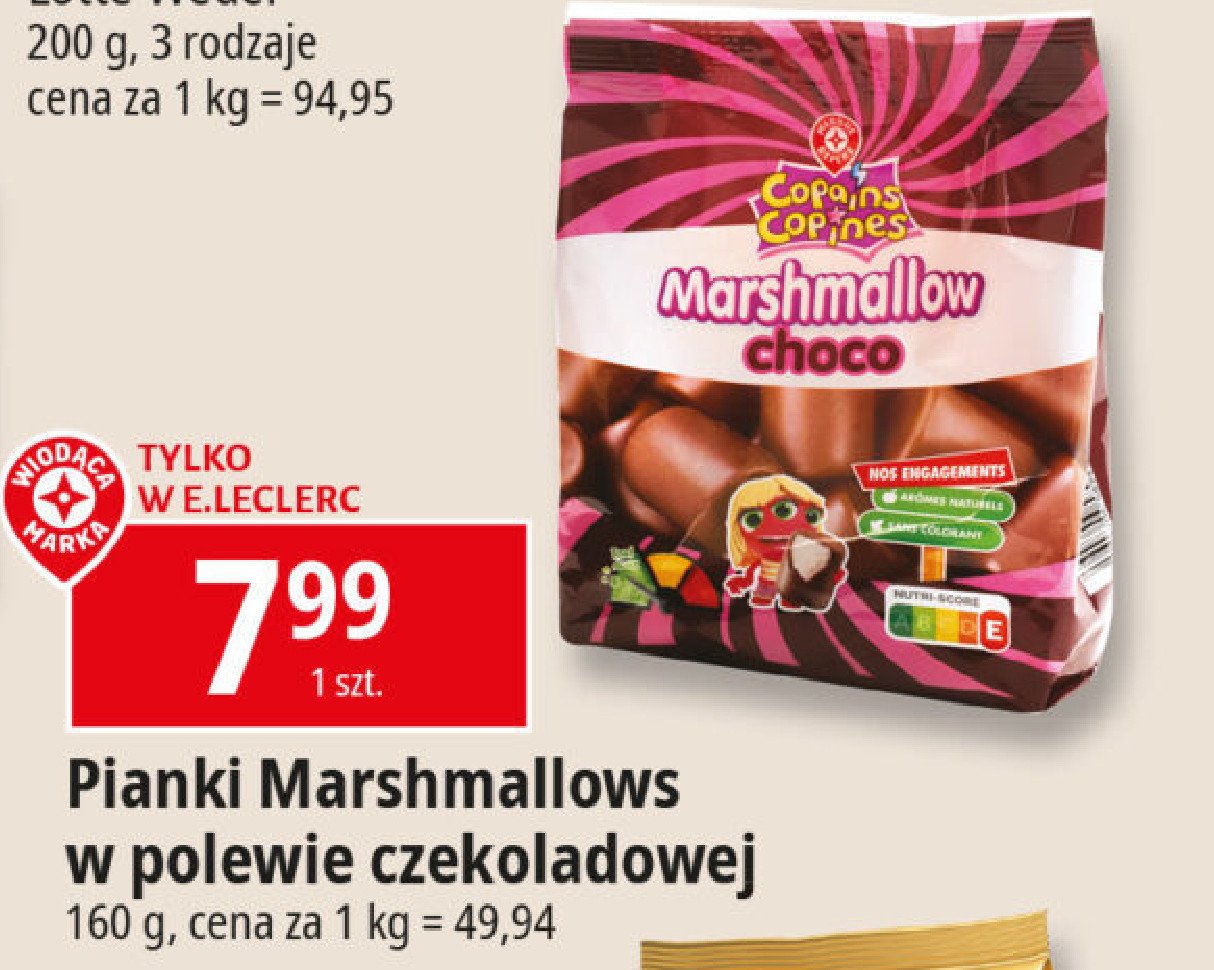 Pianki z czekoladą Wiodąca marka copains copines promocja