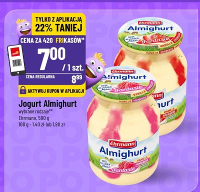 Jogurt Almighurt promocja w POLOmarket