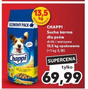 Karma dla psa drób i warzywa Chappi promocja