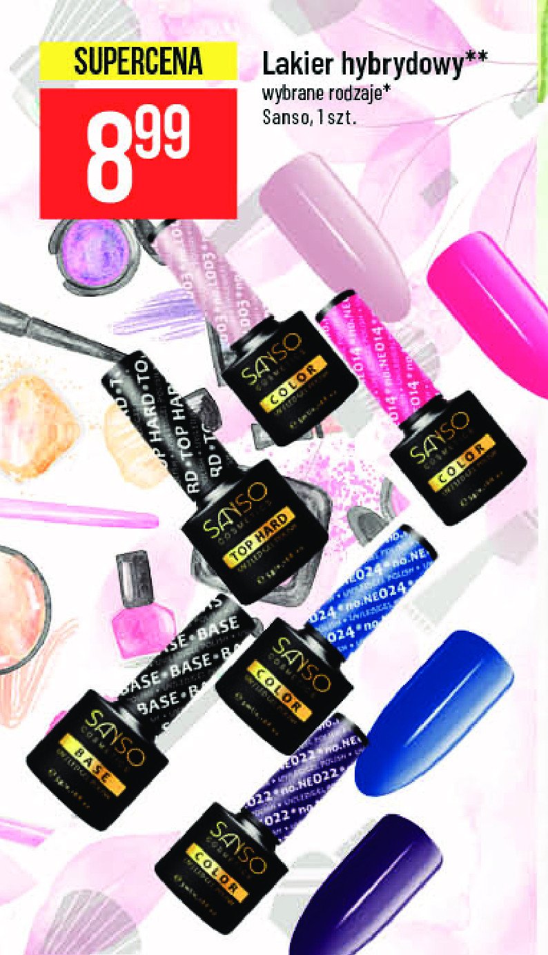 Baza do paznocki Sanso cosmetics promocja