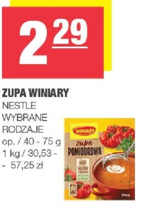 Zupa winiary NESTLE wybrane rodzaje promocja w SPAR