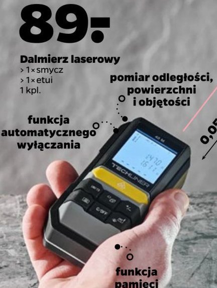 Dalmierz laserowy Techliner promocja w Netto