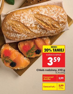 Chleb rodzinny promocja w Biedronka