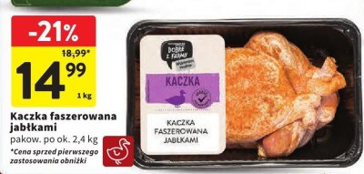 Kaczka faszerowana jabłkami Dobre Firma promocja w Intermarche