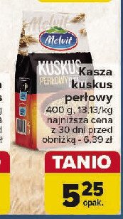 Kasza kuskus perłowy Melvit promocja