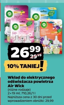 Wkład do elektrycznego odświeżacza powietrza Air Wick różne rodzaje promocja w Netto