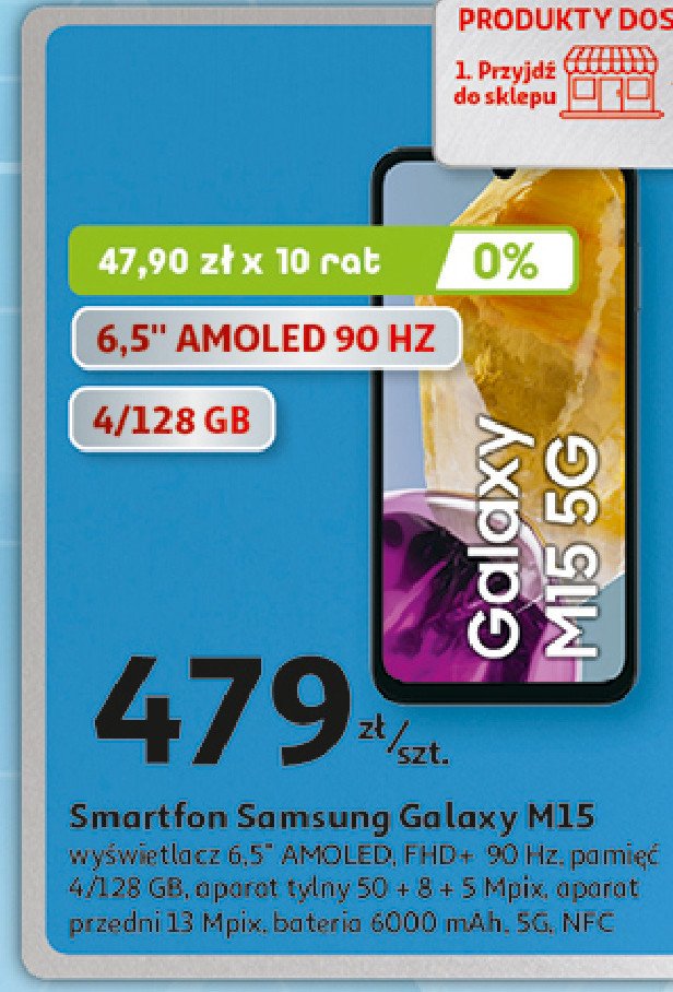 Smartfon m15 Samsung galaxy promocja