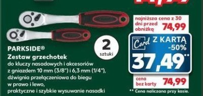 Grzechotka przekładniowa Parkside promocja