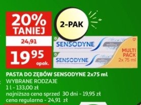 Pasta do z臋b贸w Sensodyne extra whitening promocja