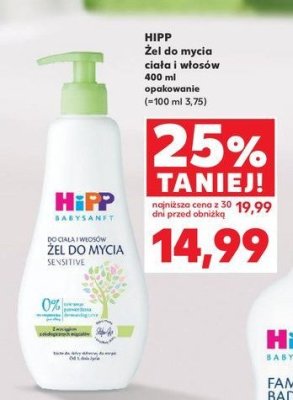 Żel do mycia ciała i włosów Hipp promocja