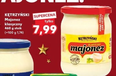 Majonez klasyczny Kętrzyński 460 g promocja w Kaufland