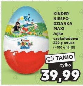 Jajko Kinder niespodzianka maxi promocja