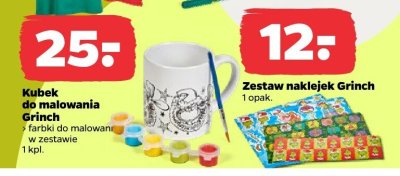 Zestaw naklejek Grinch promocja w Netto